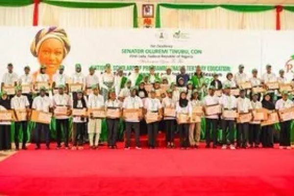First Lady Awards Scholarships to 47 Students Under Renewed Hope Initiative