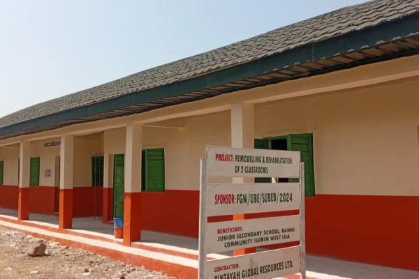 Relief at Last as UBE Begins Renovation of Storm-Ravaged Classrooms in Ilorin Community School