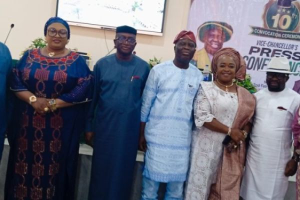 FUOYE Council Honours Outgoing VC Fasina at Valedictory Session during 10th Convocation
