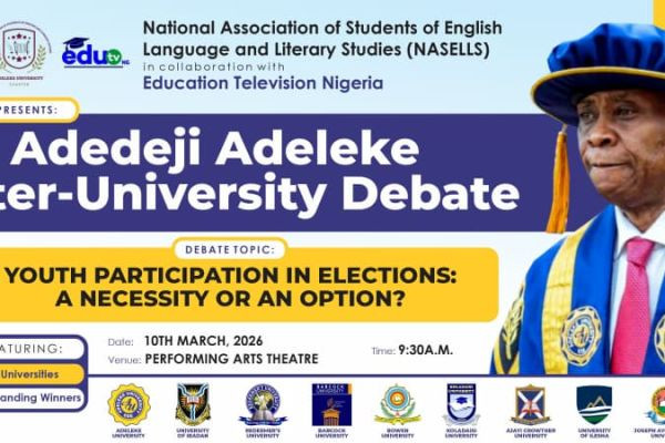 Adeleke University to Host Dr Adedeji Adeleke Inter-University Debate on Youth Participation in Elections