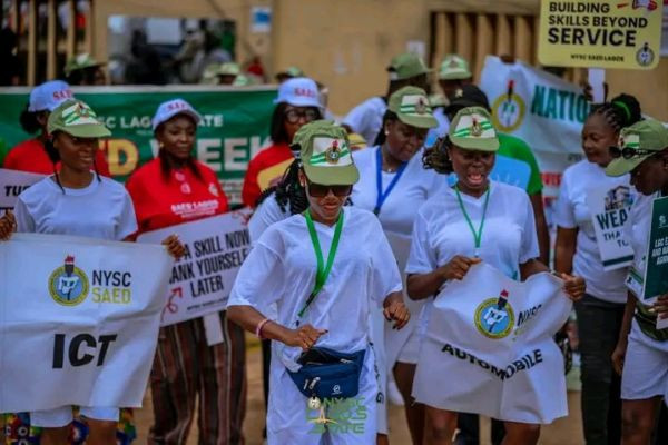 NYSC Lagos Launches SAED with Rally, Pushes Corps Members Toward Entrepreneurship and Financial Independence